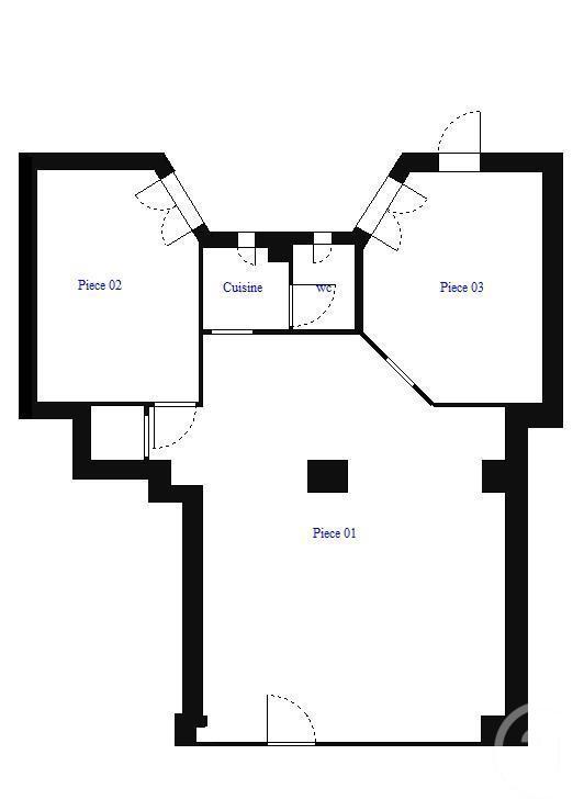 Appartement à vendre - 3 pièces - 56,08 m2 - ASNIERES SUR SEINE - 92 - ILE-DE-FRANCE