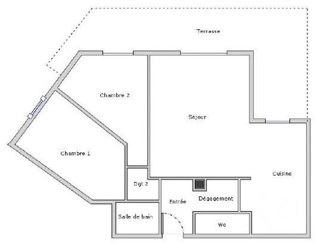 Appartement F3 à vendre - 3 pièces - 71.19 m2 - ASNIERES SUR SEINE - 92 - ILE-DE-FRANCE - Century 21 L'Ami Immobilier Conseil